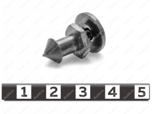 Push-in type clip (with self-tapping screw), Product Code 50-17-439, Polyurethane, Image №1