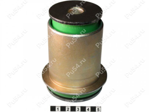 Lower control arm rear silent block, front suspension (pressed-in)., Product Code 1-06-14351, Polyurethane, Image №1