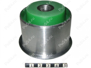 Beam silent block, rear suspension (pressed-in), Product Code 16-06-27341, Polyurethane, Image №1