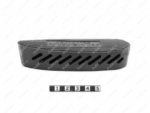 Recoil pad 122*38, 25mm, Product Code 33-17-037, Polyurethane, PU54/M71/black, Image №2
