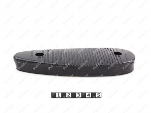 Recoil pad 138*48, 14mm, hole to hole center 91mm, Product Code 42-00-00714, Polyurethane, PU54/M71/black, Image №2