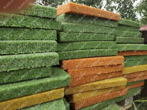 Paving tile, Product Code 34-05-0011, Polyurethane, green, Image №2