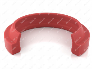 Грязесъемник 80х85х91-5,5/8,5 аналог А02-А SKF, Product Code 70-02-1751, Polyurethane, PU54/M92/красный, Image №1