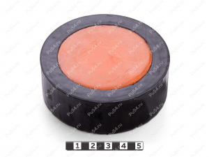 Мембрана вакуумного насоса 1, Product Code 333-01-1261, Polyurethane, PU54/M72/оранжевый, Image №1