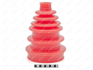 CV-joint dust boot, Product Code 0-05-026, Polyurethane, PU54/M71/orange, Image №2