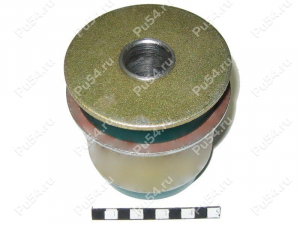 Lower control arm front silent block, rear suspension (pressed-in), Product Code 1-06-18451, Polyurethane, Image №1