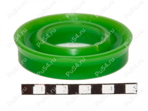 Hydraulic cylinder polyurethane cuff, Product Code 70-03-5232, Polyurethane, PU54/M80/зеленый, Image №3