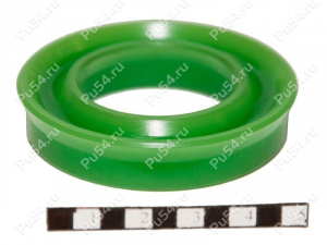 Hydraulic cylinder polyurethane cuff, Product Code 70-03-5636, Polyurethane, PU54/M80/зеленый, Image №3