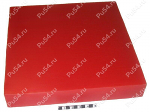 Polyurethane sheet, thickness 30 mm., Product Code 60-65-183, Polyurethane, PU54/E65/red, Image №1