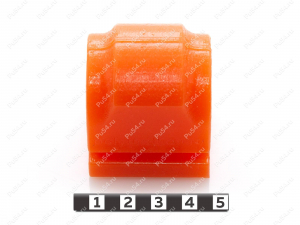 Втулка стабилизатора передней подвески,  ID = 23,7мм, Product Code 13-01-090, Polyurethane, PU54/M72/оранжевый, Image №2