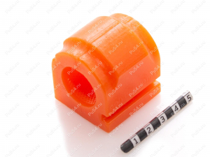 Втулка стабилизатора передней подвески,  ID = 23,7мм, Product Code 13-01-090, Polyurethane, PU54/M72/оранжевый, Image №1