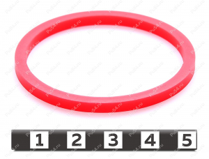 Кольцо прямоугольного сечения 55*48*3,4, Product Code 33-78-413, Polyurethane, PU54/M92/красный, Image №1