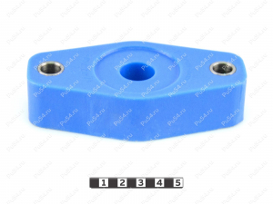 Rear shock absorber strut spacer (lift+ 30 mm), Product Code 17-12-7603, Polyurethane, PW54/K87/синий, Image №1