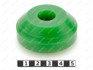 Втулка крепления продольного рычага к кузову, Product Code 26-11-001, Polyurethane, PU54/M80/зеленый, Image №2
