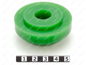 Втулка крепления продольного рычага к кузову, Product Code 26-11-001, Polyurethane, PU54/M80/зеленый, Image №1