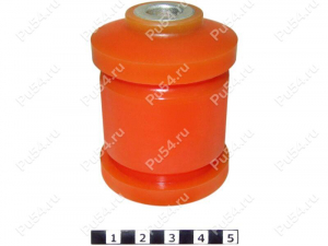 Swinging arm outer silent block, rear suspension, Product Code 24-06-313, Polyurethane, Image №1
