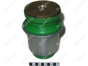 Beam silent block, rear suspension, press-fitted, Product Code 1-06-2004, Polyurethane, Image №1