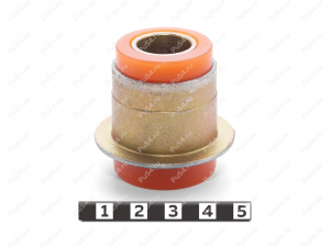 Control arm silent block, front suspension., Product Code 17-06-002, Polyurethane, PU54/M71/orange, Image №1