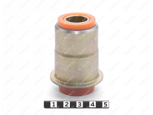 Lower control arm silent block, front suspension., Product Code 17-06-003, Polyurethane, Image №1