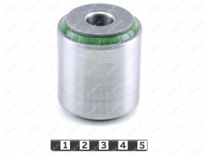 Trailing arm silent block, rear suspension, pressed-in, Product Code 1-06-14541, Polyurethane, PU54/M80/зеленый, Image №1