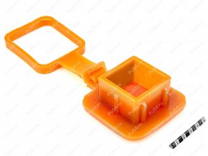Cap for tow bar reciever (with restrainig strap), Product Code 0-20-962, Polyurethane, PU54/M71/black, Image №7