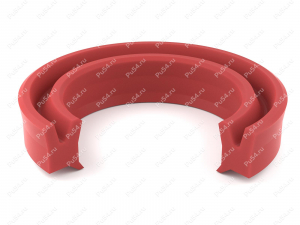 Грязесъемник 24x32,6x5,3 аналог GHW 24 WED DA22, Product Code 70-02-1306, Polyurethane, PU54/M92/красный, Image №1