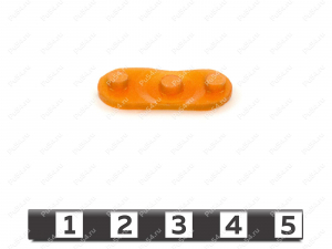 Накладка кнопки декоративная, Product Code 33-01-1283, Polyurethane, PU54/M72/оранжевый, Image №1
