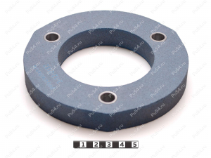 Shock absorber strut spacer,front suspension, 20 mm, Product Code 3-12-0192, Polyurethane, Полипропилен со втулками синий, Image №2
