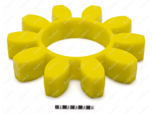 Вставка упругой муфты эластичная (звездочка) 200*100*34, Product Code 33-01-11552, Polyurethane, PU54/M95/желтый, Image №1