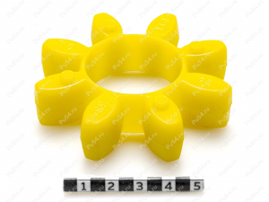 Вставка упругой муфты эластичная (звездочка) 80*38*18, Product Code 33-01-11492, Polyurethane, PU54/M92/красный, Image №2