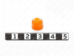 Наконечник D10  x d4 x H7, Product Code 33-01-1923, Polyurethane, PU54/M72/оранжевый, Image №1