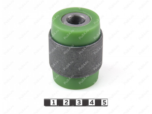 Hub silent block, rear suspension, press-fitted (ball-joint), Product Code 1-06-9641, Polyurethane, PU54/M80/зеленый, Image №1