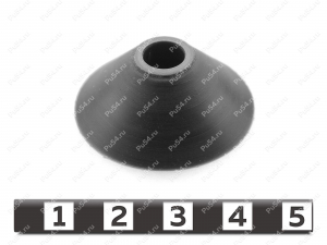 Ролик 34*8*12,8, Product Code 33-78-017, Polyurethane, PU54/E98/черный, Image №2