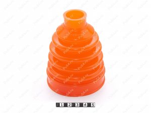 Пыльник ШРУСа внутреннего переднего приводного вала (трипод), Product Code 8-05-020, Polyurethane, PU54/M72/оранжевый, Image №1