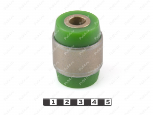 Hub silent block, rear suspension (instead of ball joint), pressed-in., Product Code 1-06-4481, Polyurethane, PU54/M80/зеленый, Image №2