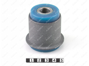 Lower control arm silent block, front suspension (press-fitted), Product Code 1-06-25001, Polyurethane, PU54/M80/зеленый, Image №2