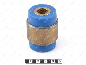 Hub silent block, rear suspension, press-fitted (ball-joint), Product Code 1-06-9641, Polyurethane, PU54/M80/зеленый, Image №2