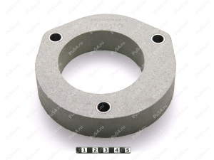 Front shock absorber strut spacer, 30 mm, Product Code 1-12-1743, Polyurethane, Полипропилен со втулками серый, Image №1