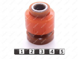 Сайлентблок амортизатора заднего нижнее крепление, Product Code 12-06-3668, Polyurethane, PU54/M72/оранжевый, Image №1