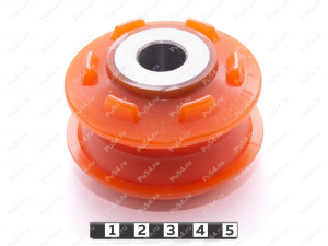 Сайлентблок опоры амортизатора передней подвески, Product Code 11-06-114, Polyurethane, PU54/M72/оранжевый, Image №1