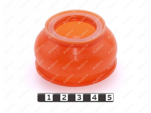 Пыльник шаровой опоры рулевой тяги, 29*49*32, Product Code 31-05-014, Polyurethane, PU54/M72/оранжевый, Image №1