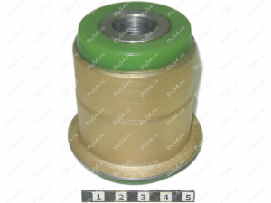 Lower control arm silent block, front suspension (pressed-in), Product Code 12-06-1081, Polyurethane, Image №1
