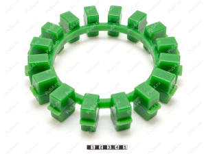 POLY-NORM 110 вставка муфты KTR, эластичная, Product Code 33-99-9066, Polyurethane, PU54i/K80/темно-зеленый, Image №1