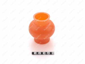 Пыльник  D 32 x d 32 x H 68 (внешний диаметр 64мм), Product Code 33-05-009, Polyurethane, PU54/M72/оранжевый, Image №1