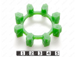 POLY-NORM 28 вставка муфты KTR, эластичная, Product Code 33-99-90610, Polyurethane, PU54/M80/зеленый, Image №1