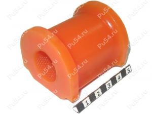 Stabilizer bushing, front suspension, Product Code 18-01-025, Polyurethane, PU54i/K72/темно-оранжевый, Image №1