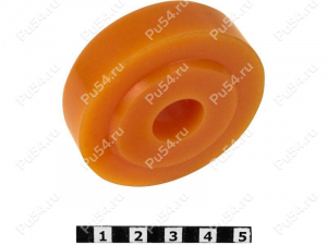 Shock absorber bushing, front (upper bracket) suspension, Product Code 18-03-010, Polyurethane, PU54i/K72/темно-оранжевый, Image №1