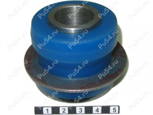 Lower control arm silent block, pressed-in (front suspension), Product Code 18-06-015, Polyurethane, PU54/M87/blue, Image №1