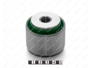 Сайлентблок продольного рычага задней подвески, Product Code 40-06-0161, Polyurethane, PU54/M80/зеленый, Image №1