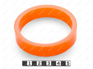 Кольцо D70 x d60 x H15, Product Code 33-01-1776, Polyurethane, PU54/M72/оранжевый, Image №1